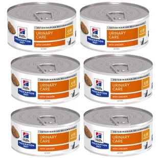 HILL'S PD Prescription Diet Feline c/d Multicare Kurczak 6x156g - puszka - Mokra karma dla kotów - miniaturka - grafika 1