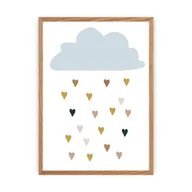 Wyposażenie pokoiku dziecięcego - Obrazek Rain of Love - miniaturka - grafika 1