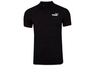 Puma  Koszulka Męska Polo Ess Pique Polo Black 586674 01 M - Koszulki męskie - miniaturka - grafika 1