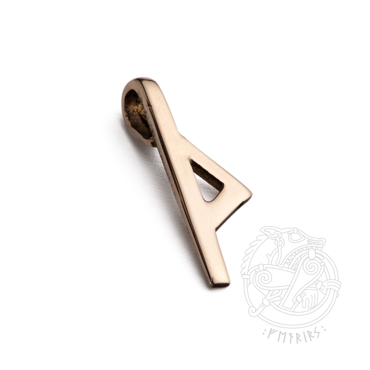 Thurisaz – runa ochrony zawieszka z brązu