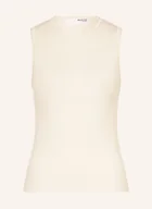 Koszulki i topy damskie - Selected Femme Top Z Dzianiny beige - miniaturka - grafika 1
