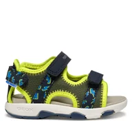 Buty dla chłopców - Sandały Geox B Sandal Multy B450FA 014CE CE3F4 M Khaki - miniaturka - grafika 1