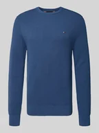 Swetry męskie - Sweter z dzianiny o kroju regular fit z czystej bawełny - miniaturka - grafika 1