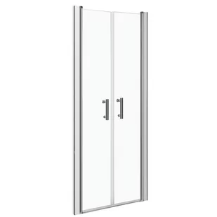 Novoterm Drzwi prysznicowe wahadłowe Andrea 80 cm Andrea80 - Ścianki i drzwi prysznicowe - miniaturka - grafika 1