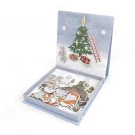 Zestawy naczyń dla dzieci - Filibabba Gra magnetyczna Wonderful Winter - Forest friends - miniaturka - grafika 1
