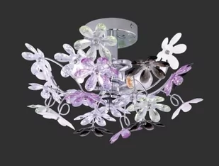 Trio Leuchten Lampa sufitowa chrom 38 cm - Fiore - Lampy sufitowe - miniaturka - grafika 1