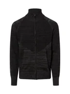 Swetry męskie - G-Star RAW Męski kardigan Mężczyźni Bawełna czarny marmurkowy, S - miniaturka - grafika 1