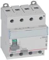 Bezpieczniki elektryczne - Legrand WYŁĄCZNIK RÓŻNICOWOPRĄDOWY P 304 4P 63A 100MA TYP AC SERII DX3, 411714 - miniaturka - grafika 1