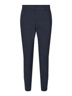 Spodnie damskie - VERO MODA Spodnie damskie VMVICTORIA MR Antifit Ankle Pants Petite, granatowy blezer, M x 28L - miniaturka - grafika 1