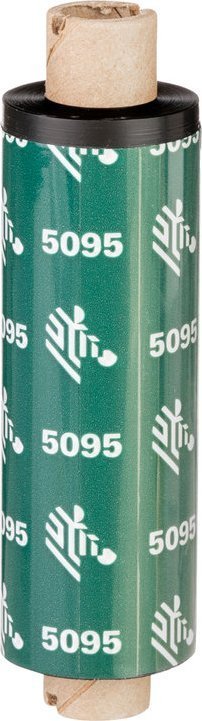 Zebra RESIN RIBBON 57MMX74M 5095 HI SUPL PERF 12MM 0.5IN CORE 12/BOX