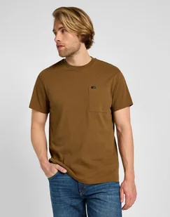 Męska koszulka t-shirt Lee RELAXED POCKET TEE S - Koszule męskie - miniaturka - grafika 1
