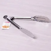 Przybory do gotowania - Kamille Szczypce łapki do sałatek mięsa antypoślizgowe z blokadą 23cm 7520 - miniaturka - grafika 1