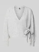 Swetry damskie - Kardigan o kroju regular fit z dodatkiem wełny model ‘KIRA’ - miniaturka - grafika 1