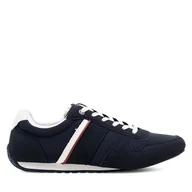 Sneakersy męskie - Sneakersy Lanetti MP07-01378-01 Granatowy - miniaturka - grafika 1