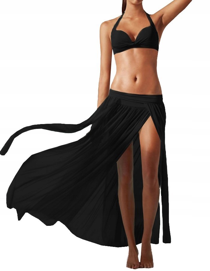 Zwiewna Długa Spódnica Damska Letnia Spódniczka Tiulowa Maxi Plażowa Kolory