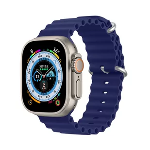 Pasek Dux Ducis Strap Apple Watch 4/5/6/7/8/SE 44/45mm granatowy (OceanWave - Akcesoria do smartwatchy - miniaturka - grafika 1