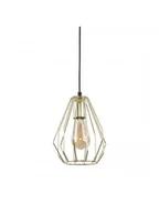 Lampy sufitowe - TK Lighting Lampa wisząca Brylant Gold 2787 nowoczesna oprawa w kolorze złotym - miniaturka - grafika 1