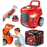 Mały majsterkowicz - WOOPIE Wielka Ciężarówka Zestaw do Składania Montażu + Akcesoria 61 el. - miniaturka - grafika 1