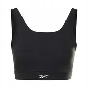 Biustonosze - REEBOK - STANIK SPORTOWY - S YOGA BRA TOP HN1837 czarny top - miniaturka - grafika 1