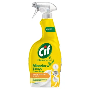Cif Spray Mleczko Lemon 750ml - Inne artykuły czyszczące - miniaturka - grafika 1
