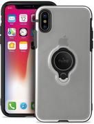 Etui i futerały do telefonów - PURO Magnet Ring Cover do iPhone XR przezroczysty (IPCX61MAGRINGTR) - miniaturka - grafika 1