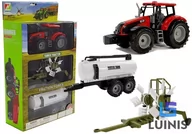 Samochody i pojazdy dla dzieci - Traktor z Przyczepką Cysterną i Zgrabiarką 5851 - miniaturka - grafika 1