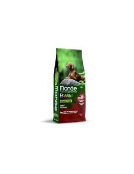 Monge Bwild Grain Free All Breed jagnięcina z ziemniakami i groszkiem - 12 kg