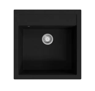 Czarny granitowy zlewozmywak E4-R58 - Zlewozmywaki - miniaturka - grafika 1