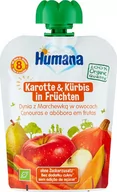 Desery dla dzieci - Humana 100% Organic Mus dynia z marchewką w owocach po 8. miesiącu 90 g Bio - miniaturka - grafika 1