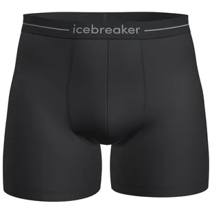 Męskie bokserki Icebreaker Mens Anatomica Boxers Rozmiar: L / Kolor: czarny/biały - Majtki męskie - miniaturka - grafika 1
