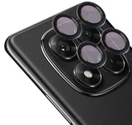 Pozostałe akcesoria do telefonów - Bizon Szkło na aparat Glass Snap Lens do Xiaomi Redmi Note 14 Pro 5G / Poco X7, 1 zestaw, czarna ramka - miniaturka - grafika 1