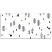 Podkładki na biurko - Ochronna mata na biurko Jelenie w lesie 120x60 cm, Dywanomat - miniaturka - grafika 1