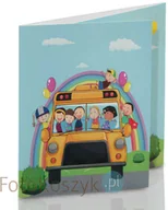 Albumy fotograficzne - Mini-Album Dziecięcy Autobus - zestaw: 2 zdjęcia 15x21+ zakładka na CD - miniaturka - grafika 1