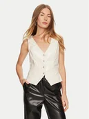 Kamizelki damskie - Guess Kamizelka W4BH88 WF8P0 Beżowy Regular Fit - miniaturka - grafika 1
