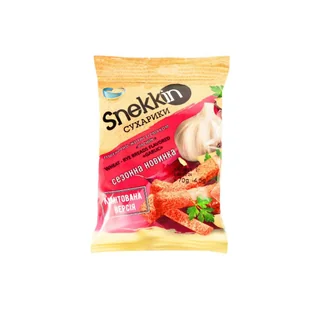 Grzanki o smaku czosnku "Snekkin" 70g - Chipsy - miniaturka - grafika 1