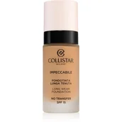 Podkłady do twarzy - Collistar, Impeccabile Long Wear, Podkład do twarzy SPF 15 5N Amber, 30 ml - miniaturka - grafika 1
