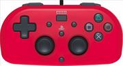 Kontrolery do Playstation - HORI HORIPAD Mini Czerwony (PS4-101E) - miniaturka - grafika 1