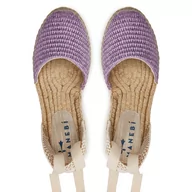 Espadryle damskie - Espadryle Manebi Yucatan Flat Valenciana Espadrilles G 3.3 P0 Fioletowy - miniaturka - grafika 1