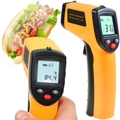 Inne urządzenia pomiarowe - PIROMETR TERMOMETR LASEROWY BEZDOTYKOWY -50 +400°C - miniaturka - grafika 1