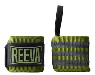 Ściągacze na nadgarstki WRIST WRAPS REEVA (green) - Pozostały sprzęt i akcesoria do ćwiczeń - miniaturka - grafika 1