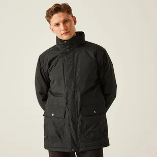 Regatta Professional Męska kurtka parka przeciwdeszczowa Darby III Czarny, Rozmiar: 3XL - Kurtki i kamizelki sportowe męskie - miniaturka - grafika 1