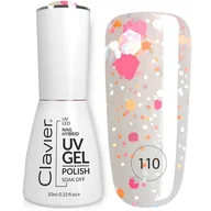 Lakiery hybrydowe - Luxury lakier hybrydowy z drobinkami holograficznymi 110 Fizzy Drink 10ml - miniaturka - grafika 1