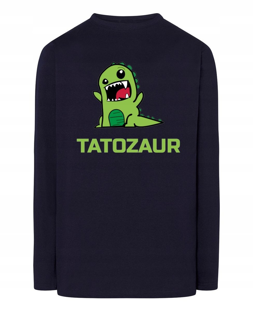 Longsleeve męski Dzień Taty zabany Prezent TATOZAUR r.M