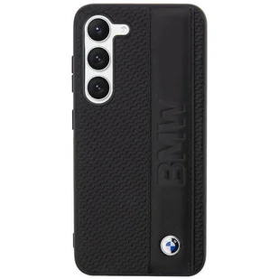 Etui BMW BMHCS23M22RDPK S23+ S916 czarny/black hardcase Leather Textured & Stripe - Etui i futerały do telefonów - miniaturka - grafika 3