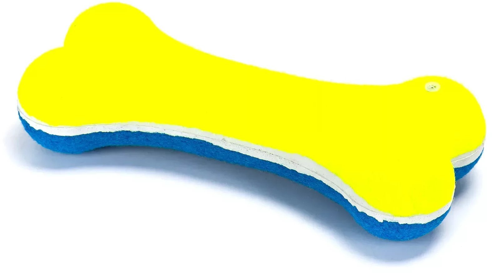 Kolorowa gumowa kość 11.5x5.5x2cm gryzak zabawka dla psa do rzucania