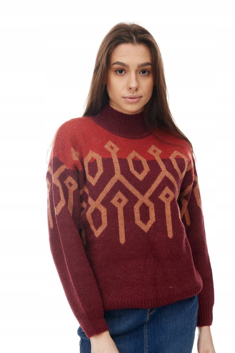 LEE GEOMETRIC CREW KNIT REDRUM L52XSSOWA s