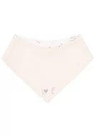 Akcesoria i dodatki do ubrań dla dzieci - SALT AND PEPPER Dziewczęcy ręcznik dwustronny z nadrukiem Love/serce z bawełny ekologicznej (chustka), różowy, normalny - miniaturka - grafika 1