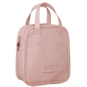 Akcesoria podróżnicze - Kosmetyczka Damska Podróżna Pojemna Z Miękkiej Ekoskóry - miniaturka - grafika 1