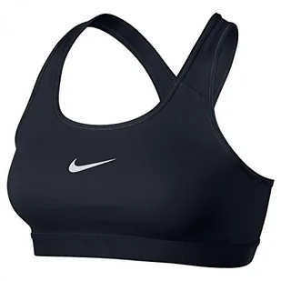 Nike Damski biustonosz Pro Classic, wielokolorowy (czarny/biały), XS - Biustonosze - miniaturka - grafika 1