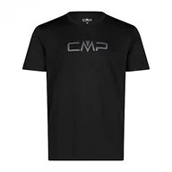 Koszulki męskie - CMP T-shirt męski czarny czarny 50 - miniaturka - grafika 1
